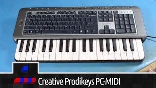 Hybrid Keyboard  Creative Prodikeys PCMIDI [upl. by Laven]