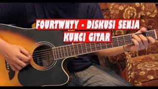 Tutorial Chord Gitar Fourtwnty  Diskusi senja [upl. by Bodnar]