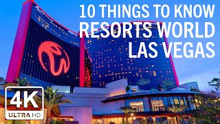 Resorts World Las Vegas — 10 things to know before staying here [upl. by Aibar780]