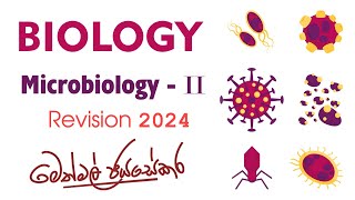 ක්ෂුද්‍ර ජීව විද්‍යාව  Part II  Biology Revision 2024 [upl. by Kaleb909]