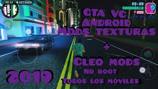 GTA VICE CITY ANDROID  PACK MODS HD 2020  TEXTURAS HD  CLEO MODS NADAR TREPAR VER DESCRIPCIÓN [upl. by Aniham691]