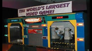 Worlds Largest Video Game The Lost Galaxian 3 Theater [upl. by Arodoet281]