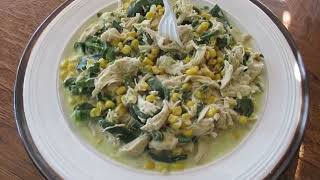 Rajas poblanas con crema y pollo [upl. by Agee]