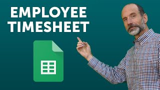 Create an Employee Timesheet Using Google Sheets [upl. by Anma787]