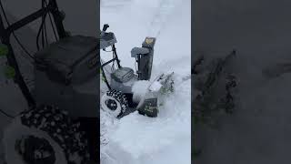 Ego 2 Stage Battery Snowblower Test  egopowerplus [upl. by Queena820]