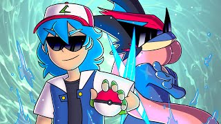 MAIS RARO QUE CRIATIVO ASH GRENINJA VOCÊ É MEU [upl. by Alyekahs]