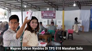 Wapres Gibran Bersama Selvi Akan Nyoblos Di TPS 018 Manahan Solo Pengamana Hampris 2500 Personil [upl. by Neurath30]