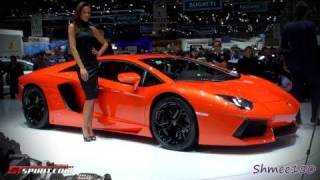 Lamborghini LP7004 Aventador  Geneva 2011 with GTspiritcom [upl. by Namajneb]