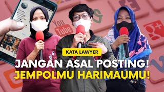 NINGGALIN KOMENTAR JAHAT DI MEDIA SOSIAL BISA BERUJUNG PIDANA INI FAKTANYA  Kata Lawyer 4 [upl. by Benedic]