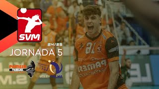 Jornada 5 Pamesa Teruel Voleibol VS Club Vóley Palma [upl. by Nnewg]