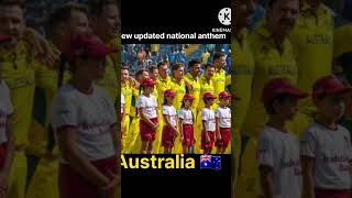 New Upadated National Anthem the Country trending  Shorts video cricket captaincy [upl. by Aicilic156]