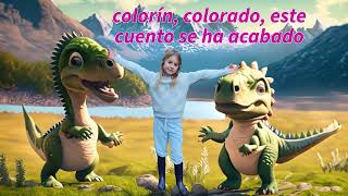 Cuento de los Dinosaurios La Pequeña Alicia visita un bosque de Dinosaurios [upl. by Kind]