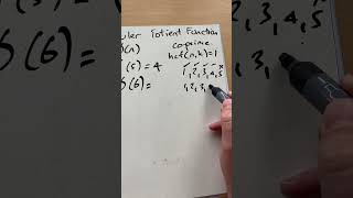 Eulers totient function Phi of n alevelmaths furthermaths primes [upl. by Frech]