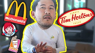 TIM HORTONS vs EVERY AMERICAN FAST FOOD [upl. by Remington620]