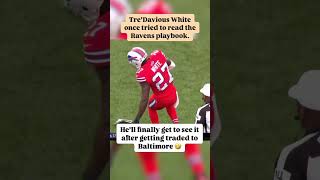 Tre’Davious White once tried to read the Ravens playbook [upl. by Eeliram]