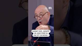 Budget 2025  bientôt un jour férié ou une RTT en moins [upl. by Zerelda]