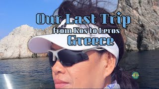 Our last trip from Kardamena Kos to Leros Greece Motor yacht Nuit [upl. by Anirbac88]