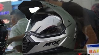 Review Helm Yamaha MTX  VLOG [upl. by Drarej]