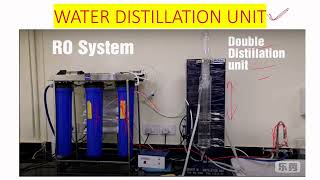 WATER DISTILLATION UNIT USE IN MICROBIOLOGY LAB IN ENGLISH [upl. by Bullivant]