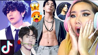 BTS TIKTOKS BECAUSE CHAPTER 2 IS ALREADY HITTING DIFFERENT 😲🥵🔥  REACTION [upl. by Nahsyar]