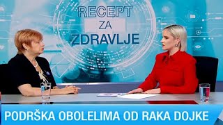 Podrška obolelima od raka dojke  RECEPT ZA ZDRAVLJE [upl. by Latsyrhk]