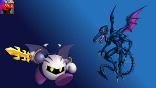 Hauntershadow  MetroidKirby Mix Meta Knight vs Ridley [upl. by Herring]