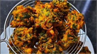 पालक के पकोड़े कुरकुरे ओर टेस्टी  भजिया बनाने का परफेक्ट नया तरीका Pakode Recipe Hindi Ghar ka Swad [upl. by Naelcm]