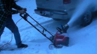 toro 1800 power curve electric snow blower [upl. by Uchish3]