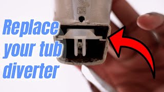 How to Replace a Tub Spout Diverter in under 5 Minutes  StepbyStep Guide [upl. by Hallerson]