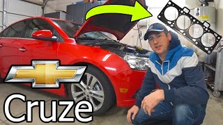 How to set timing and fix the blown head gascket on Chevrolet Cruze p1 [upl. by Robbert450]