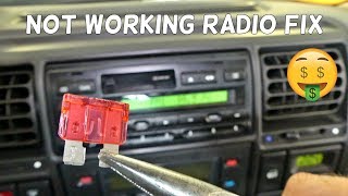 HOW TO FIX NOT WORKING RADIO  RADIO DOES NOT TURN ON [upl. by Lap248]