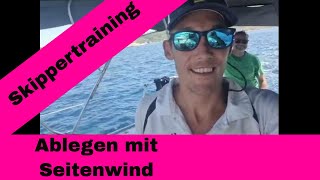 Skippertraining Kroatien Ablegen mit Seitenwind und Kroatien Impressionen [upl. by Adria]