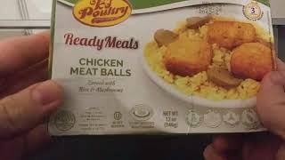 KJ Poultry Kosher meals Chicken meatballs with rice Taste Review [upl. by Laurette]