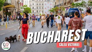 Bucharest Romania 🇷🇴  May 2024  4K  Walking Tour [upl. by Ennazzus]