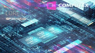 Девятое поколение процессоров intel Чем охладить 28ядерник 50 лет intelComputex 2018 №2 [upl. by Osnofla]