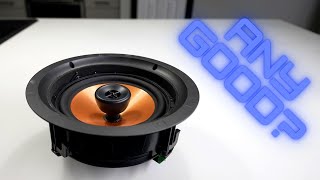 Klipsch Ceiling Speaker Install and Review  CDT5800C II [upl. by Alba49]