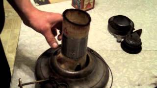 Perfection kerosene heater how to replace the wick [upl. by Ahtreb]