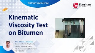 Kinematic Viscosity Test  Transportation Engineering Laboratory Tests  Part 2 [upl. by Aralc]