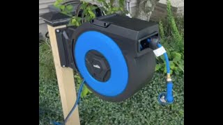 🚿🌼 Papa Installs a Highly Functional and Durable Retractable Garden Hose Reel by HIMIMI 🌼🚿 [upl. by Elana]