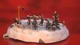 Lemax Christmas Village High Meadow Skating Pond [upl. by Aisad631]