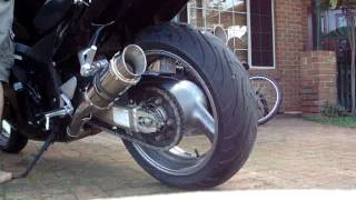 2007 CBR 1100XX Blackbird with Delkevic 200mm Exhaust [upl. by Chloette]