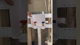 What would you do Installing a Washer Box plumber plumbing voiceover [upl. by Gilburt]