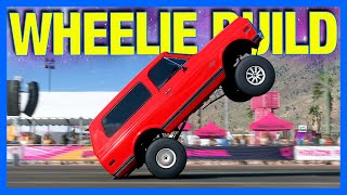 Forza Horizon 5  How To Make a Wheelie Car FH5 GMC Jimmy Wheelie [upl. by Dnalyar657]