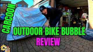 Carcoon motorcycle outdoor bike bubble Review see description [upl. by Simara]