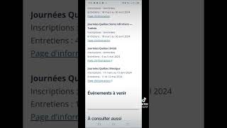 🚨🚨 URGENT  Canada  Postule aux Journées Québec Afrique subsaharienne [upl. by Pang]