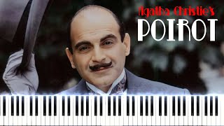 Hercule Poirot Theme Song  Christopher Gunning  Piano Tutorial [upl. by Aoht]