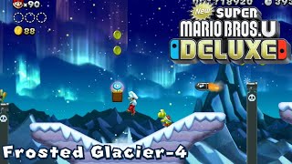 Frosted Glacier4 Scaling the Mountainside  All Star Coins 100 Walkthrough  NSMBUD [upl. by Haya]