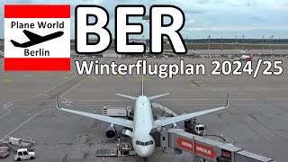 BER Winterflugplan 20242025  Flughafen Berlin Brandenburg Highlights [upl. by Norry]