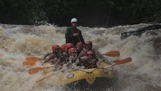 Rafting em Brotas  Rio Jacaré Pepira [upl. by Ahsirat]