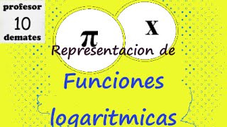 Representación de funciones 02a logaritmicas ejercicios [upl. by Hillman]